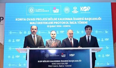 Konya’da KOP Desteğiyle Hayata Geçecek 128 Milyon Liralık 22 Tarımsal Projenin İmzaları Atıldı